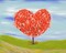 Acrylic Painting - Heart Shaped Tree for Beginners
